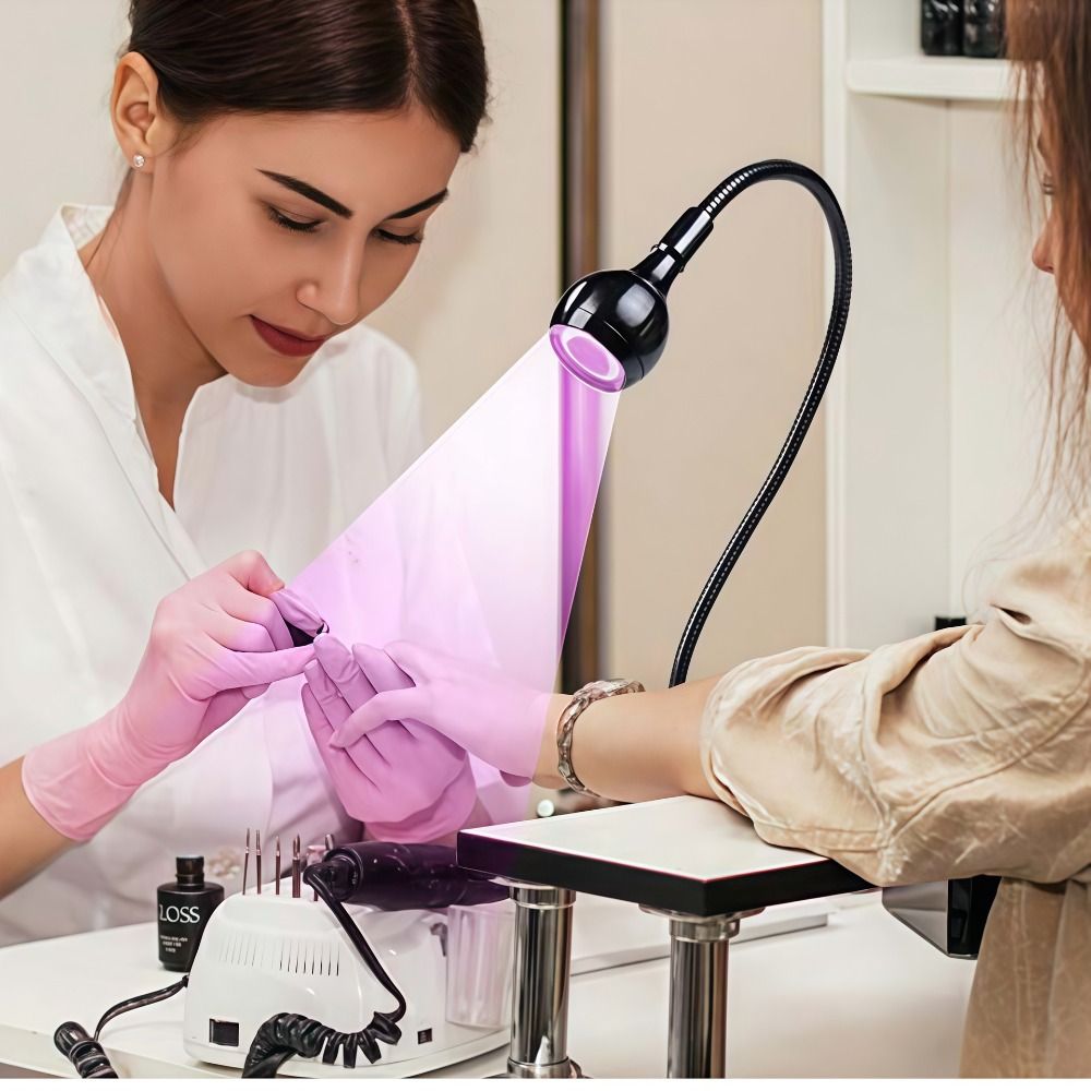 Uv Led Lamp Nail - Tragbare 5W/3W UV-LED-Nagellampe mit Fußpedalschalter, professioneller