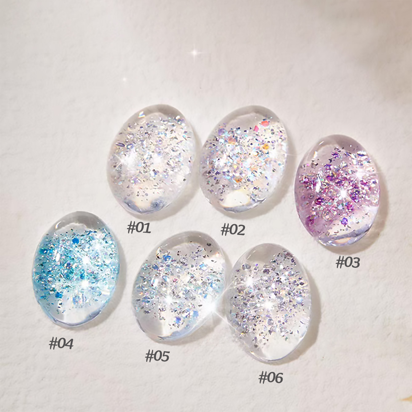 Nail Art Trend 2026 - ZH1PCS 2026 Neues Glitzer-Nagelgel, Online-Trend, Mehrfarbige