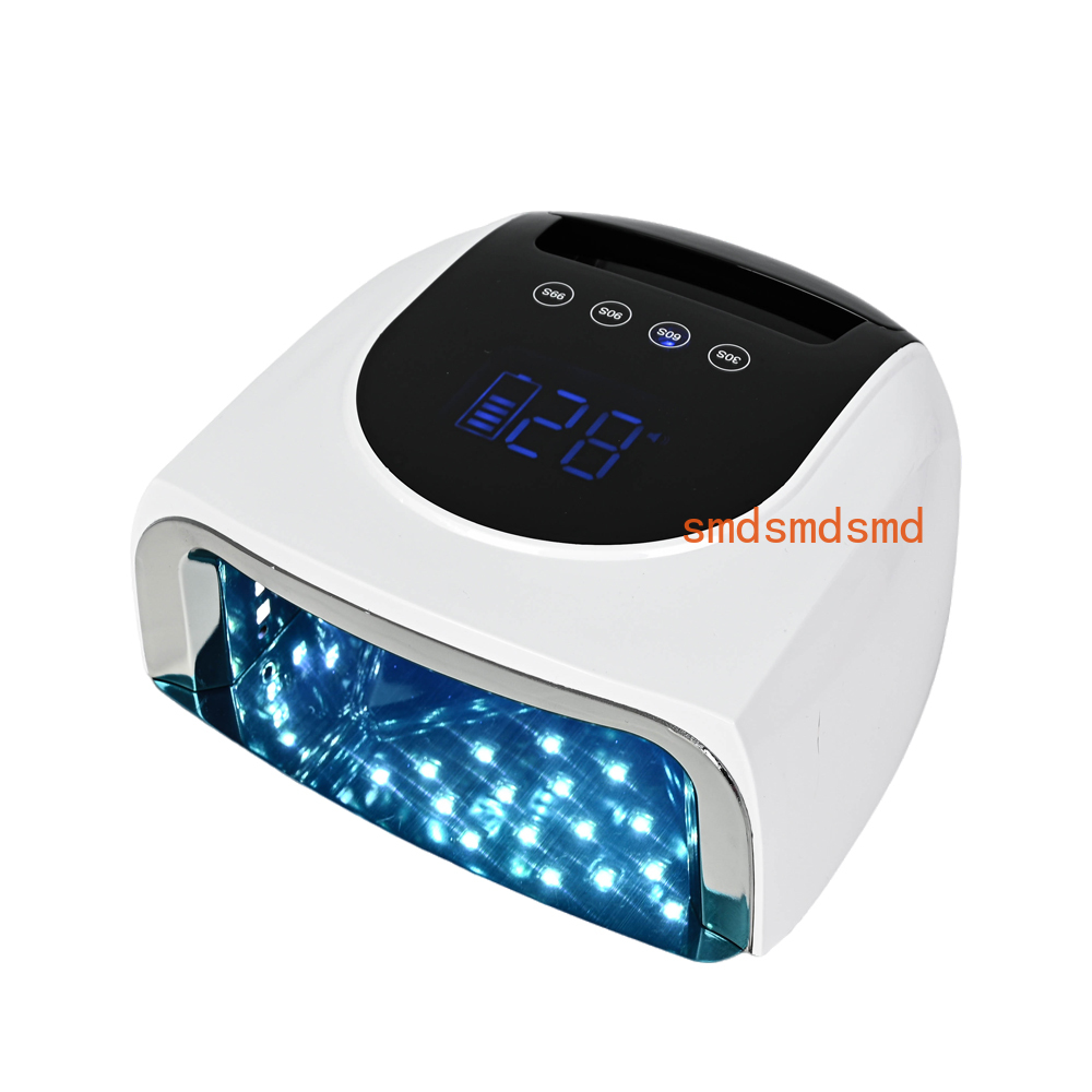 Uv Led Lamp Nail - Wiederaufladbare 96W Nagellampe mit Spiegelreflektierender Basis