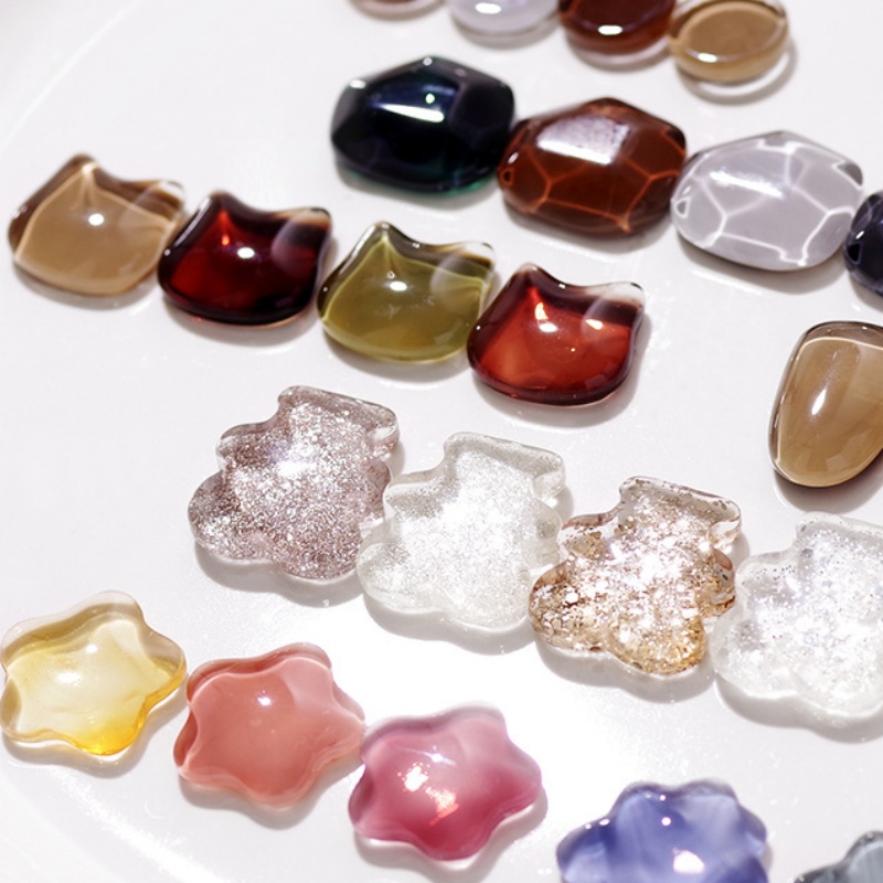40Pcs Transparent Glas Nail ar – Nail Art Quotes Bewertung und Preis