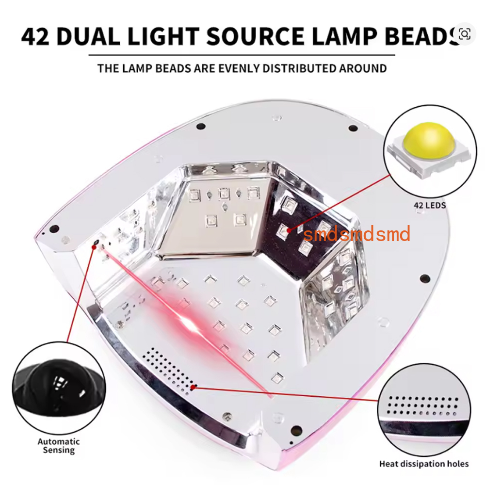 Wiederaufladbare 96W Nagellamp – Uv Led Lamp Nail Bewertung und Preis