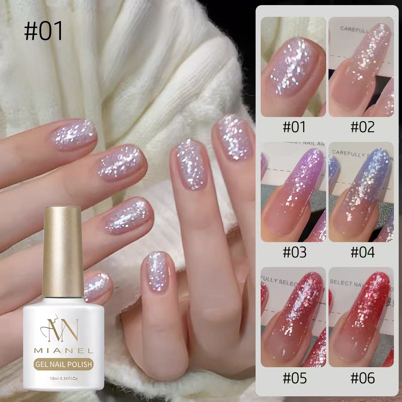 MIANEL 10ml Schneeflocken-Glit – Nail Art Trend 2026 Bewertung und Preis