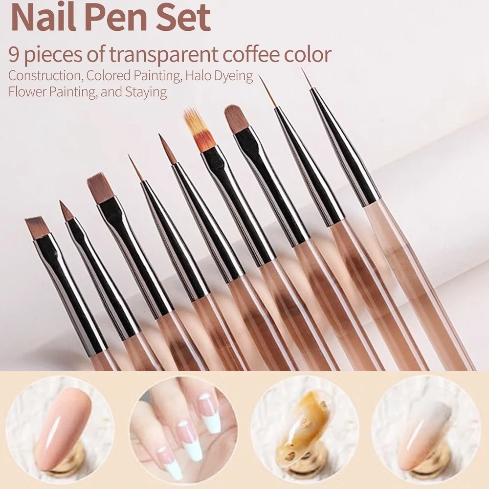 9PCS Nagel Pinsel für Nail art – Nail Art Quotes Bewertung und Preis